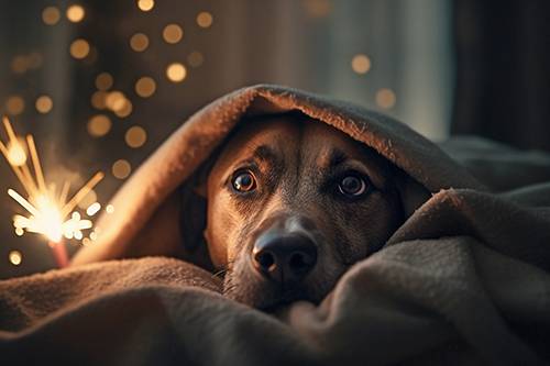 Come Proteggere il Tuo Cane dai Fuochi di Artificio di Capodanno